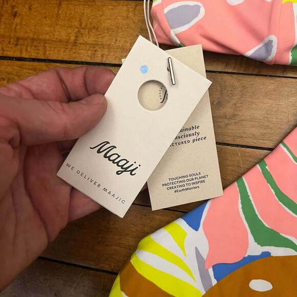 Maaji Selvatik Mimi Reversible One Piece Swimsuit sz S NEW WITH TAGS $167 - Picture 7 of 11